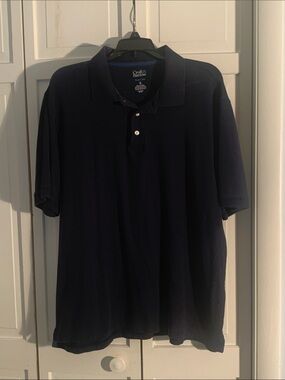 Croft & Barrow Navy Blue Polo Shirt